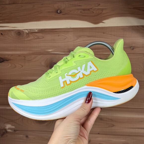 Hoka Women's Lime Green Running Shoes - Picture 15 of 16